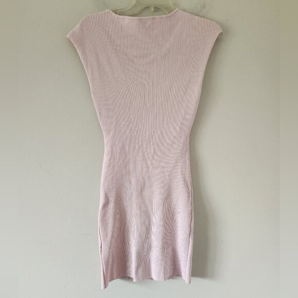 Elegant Pink Cut-Out Dress - Picture 5 of 8